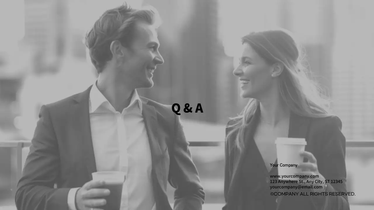 Modern printable reports in black and white