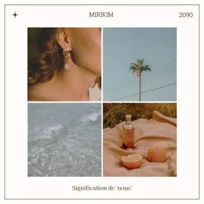 Papeterie sentimentale moderne en ivoire et bleu clair Summer Sea post