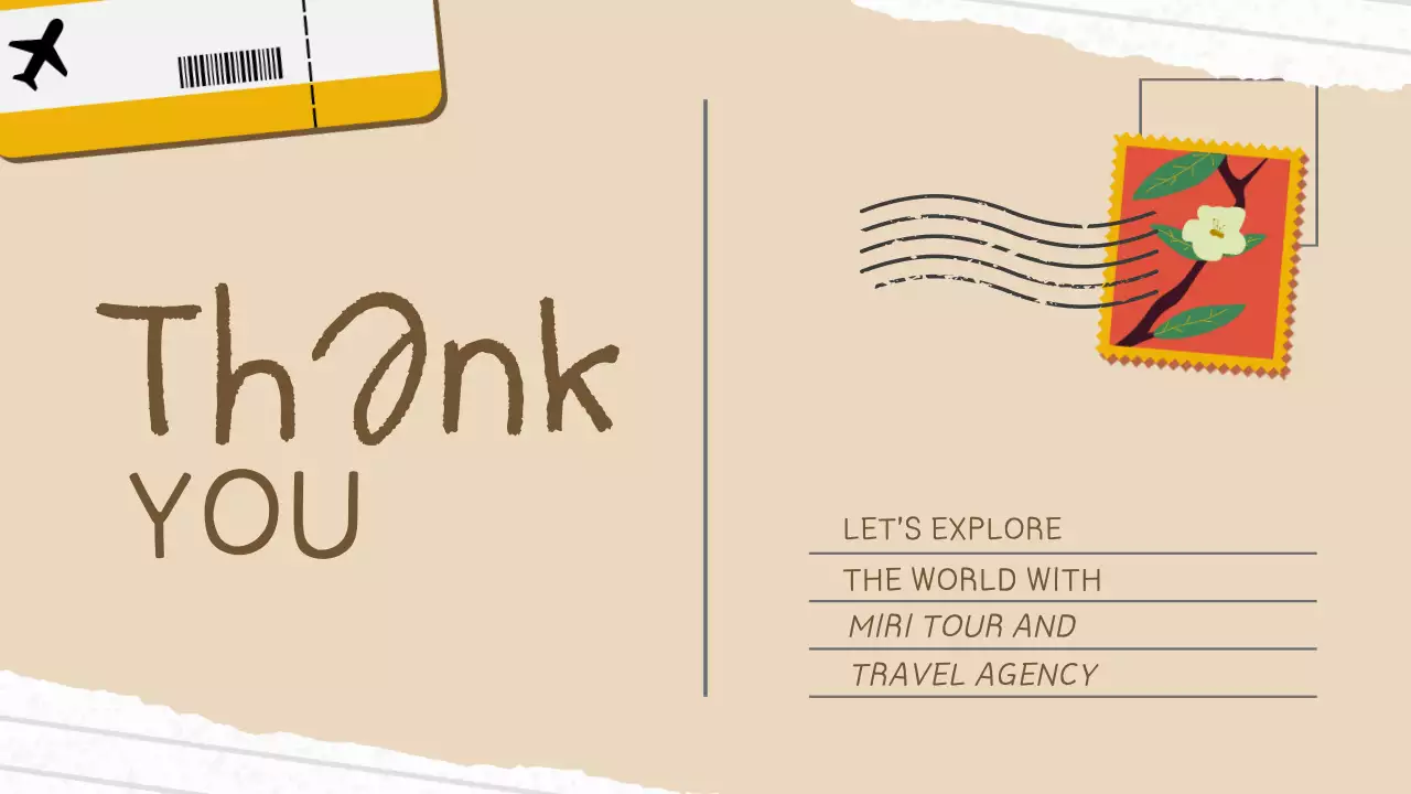 Beige Vintage Travel Advertisement Presentation