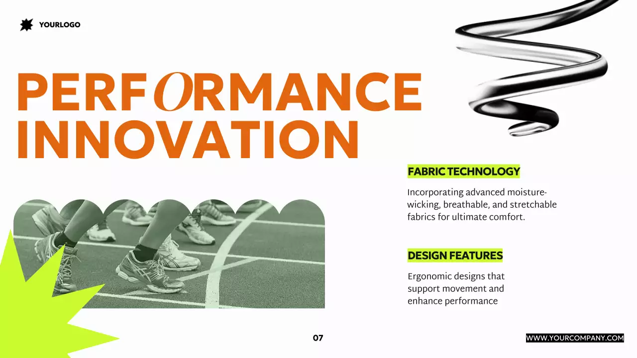 Orange Neon Modern Elevate Your Game Brand Proposal Introduction