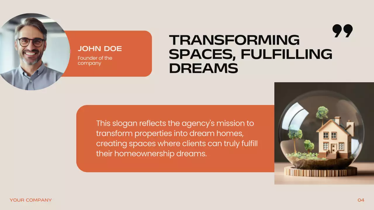 Black Professional Real Estate Presentation