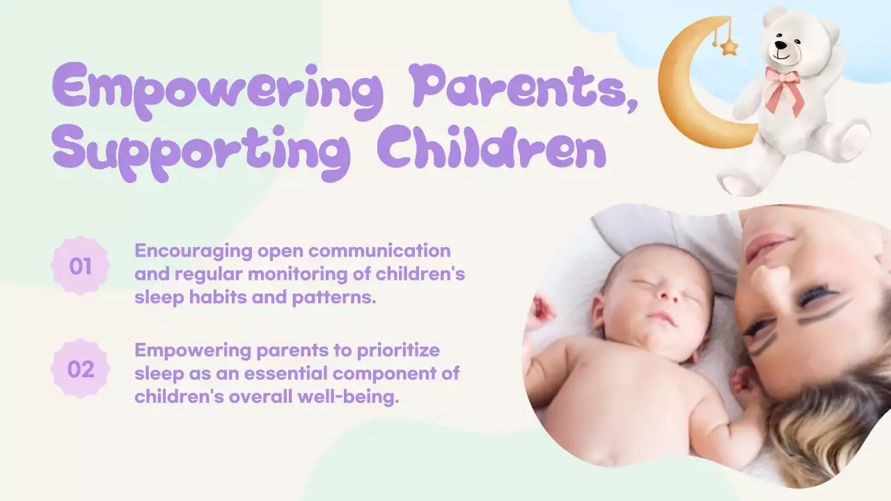 Purple Cute Sleep Guide Presentation