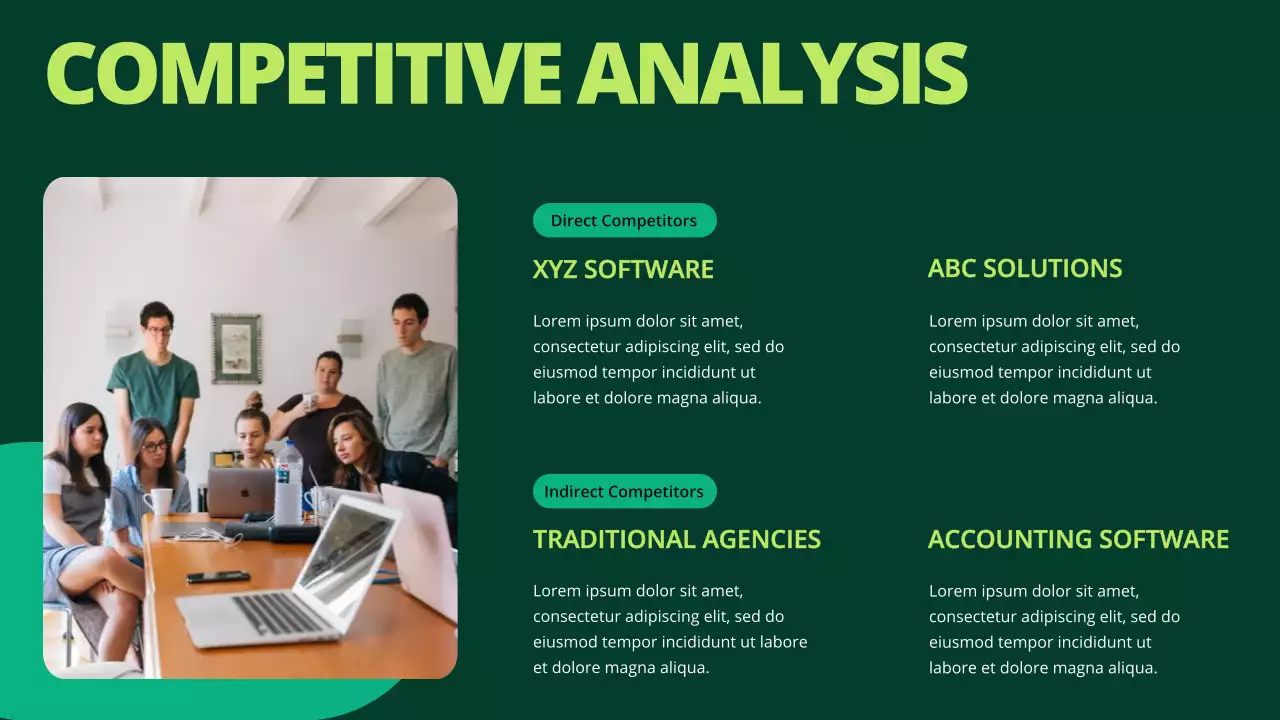 Green Professional Business Promotion Presentation