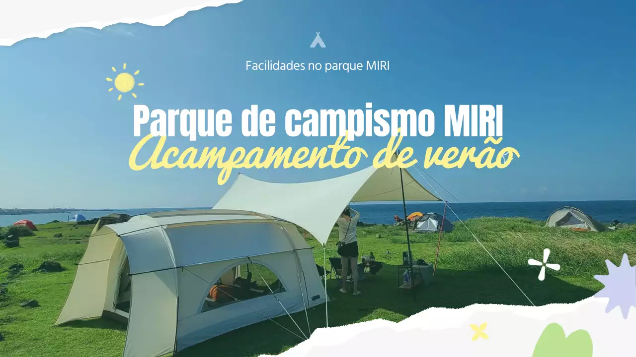 Um guia dos parques de campismo de verão na natureza verde