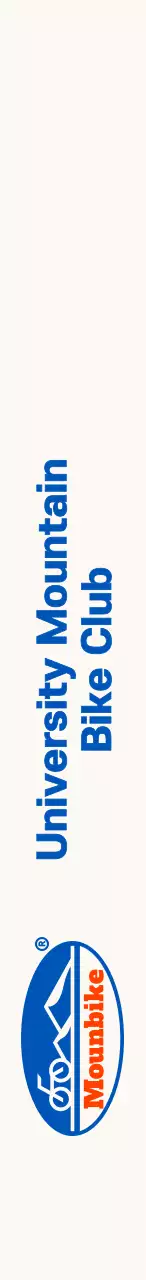 Simple logotype mountain biking club with mountains and bikes