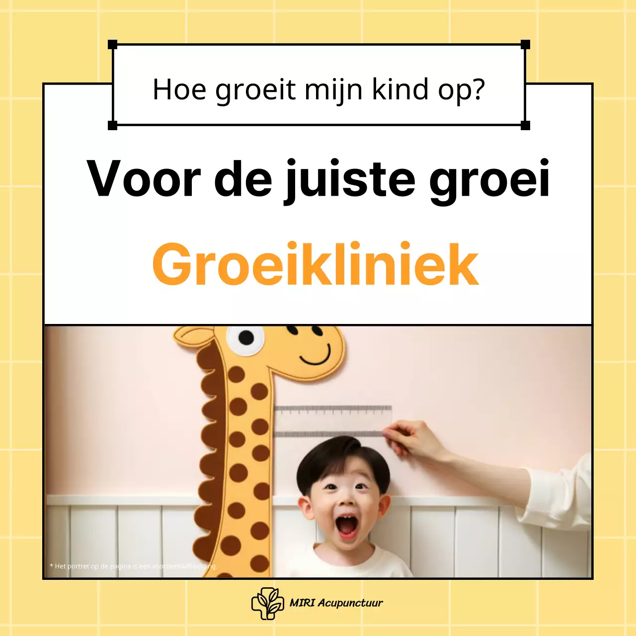 Yellow's mooie groeikliniek voor kinderen promoten