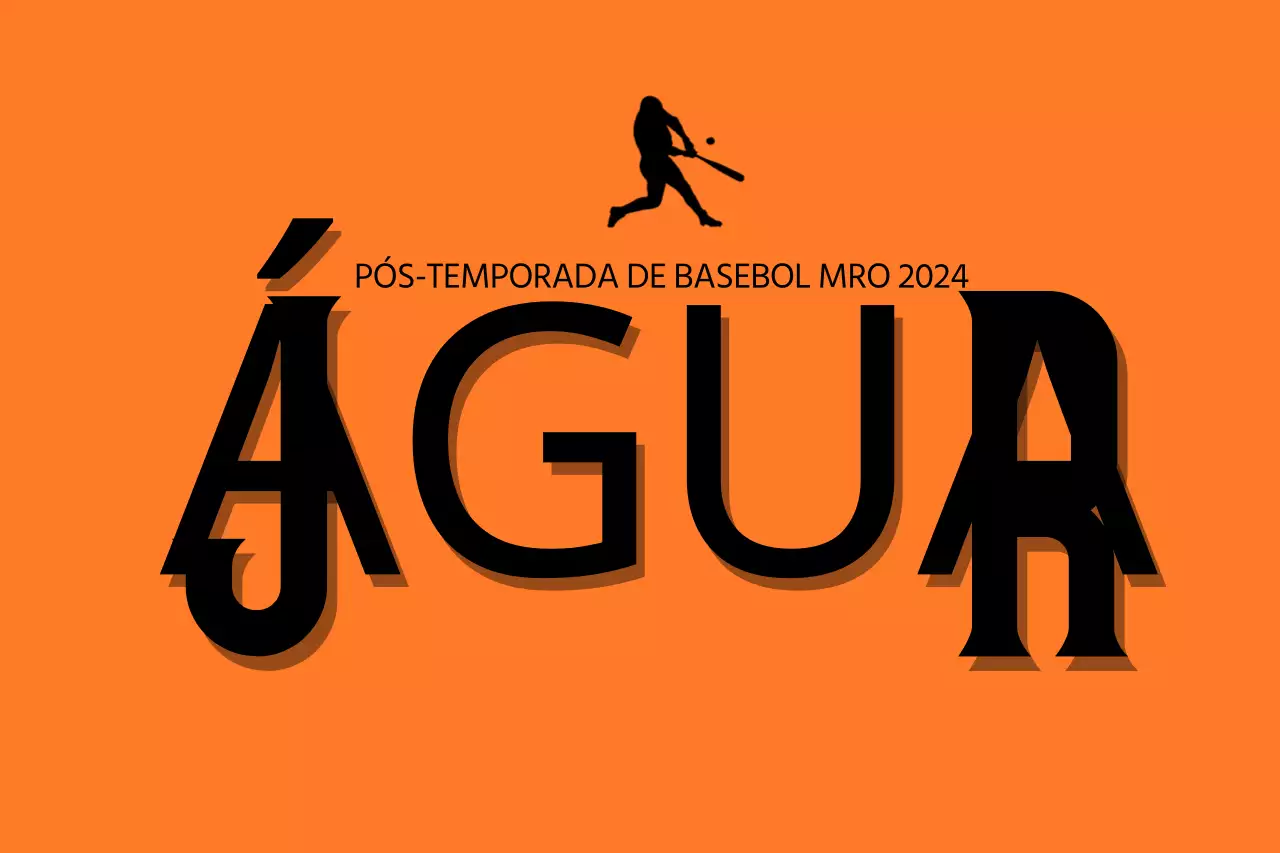 Desenho desportivo forte com o nome de uma equipa de basebol
