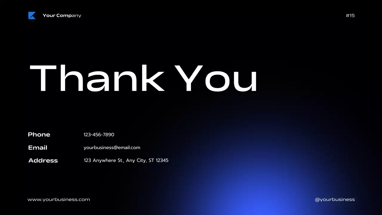 Blue Professional Business Presentation