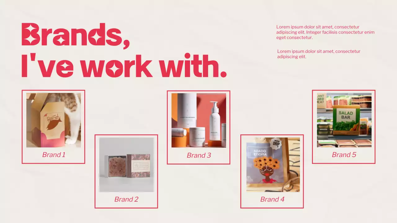 Red Modern Portfolio Resume Presentation