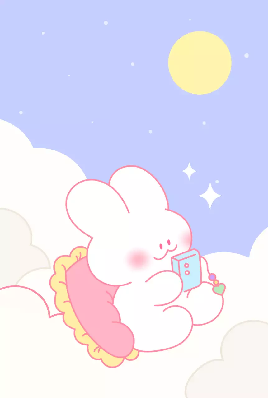 パステルカラーのかわいいウサギとリスのイラストが描かれたデコレーショングッズ。