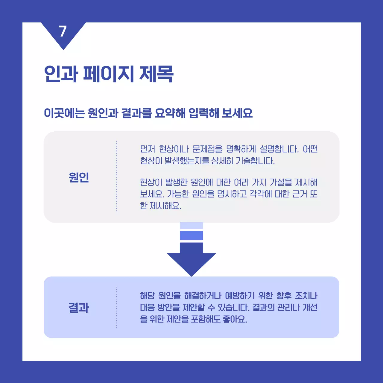 파랑과 흰색의 심플한 기업 성과 평가 보고서