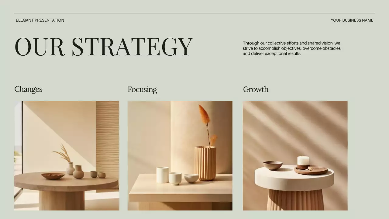 Beige Elegant Business Presentation