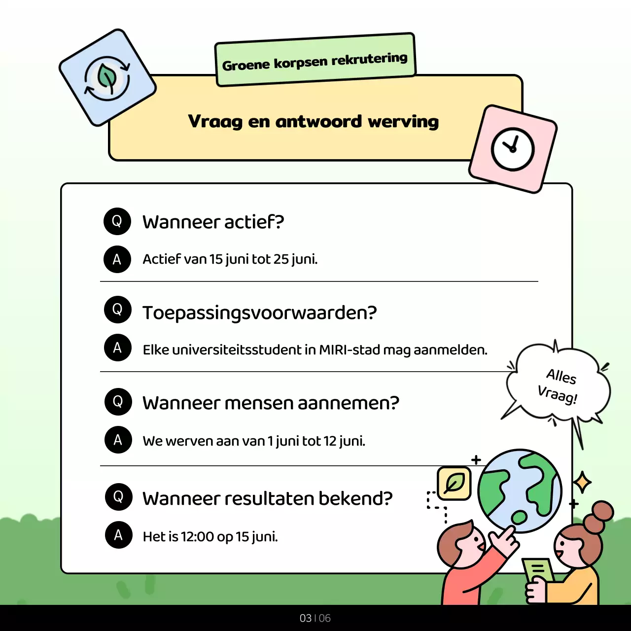 De groene en chartreuse kleuren van het milieukorps in de publieke sector promoten