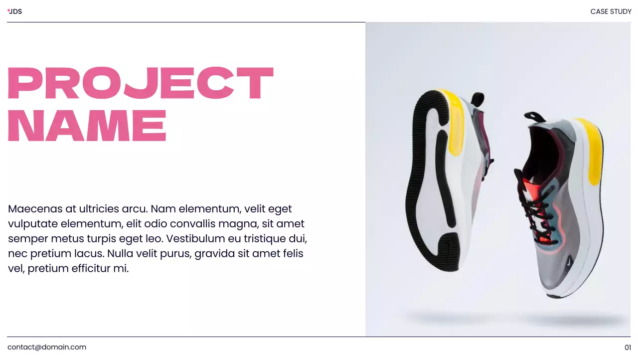 Navy Modern Design Portfolio Presentation