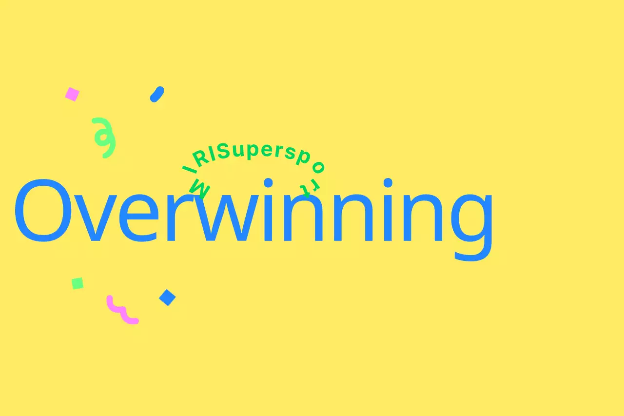 Vrolijke konijnfiguren en kleurrijke atletiek