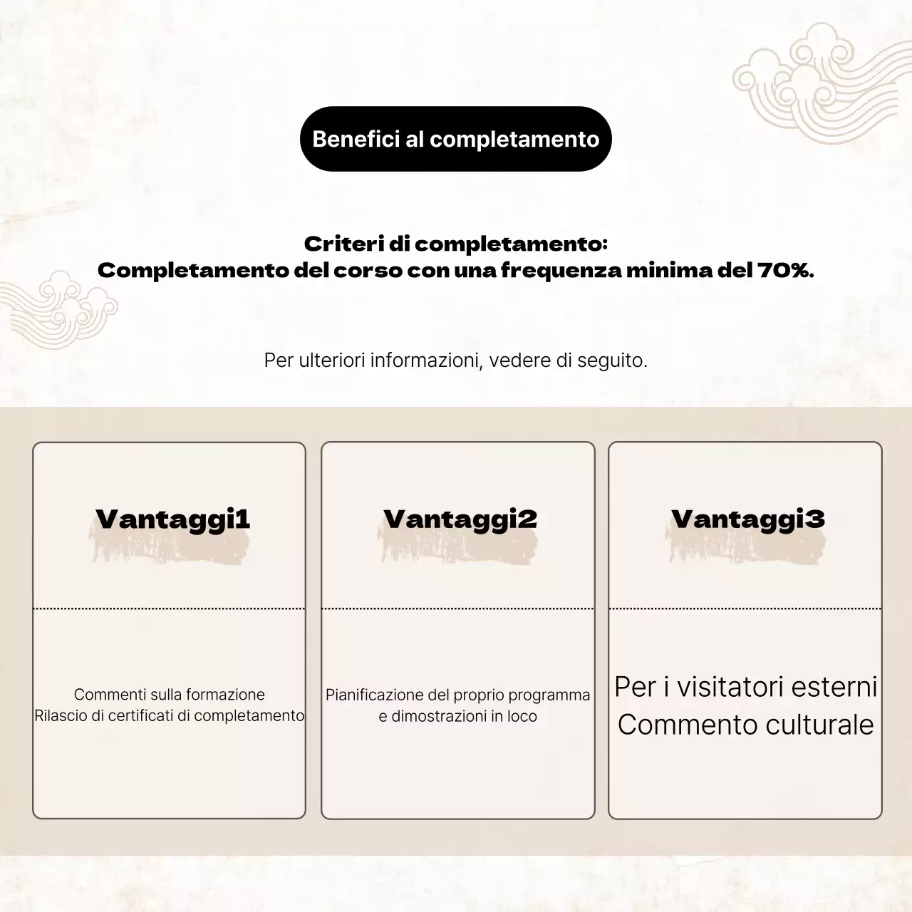 Promuovere la formazione di interpreti culturali tradizionali con background giallo.