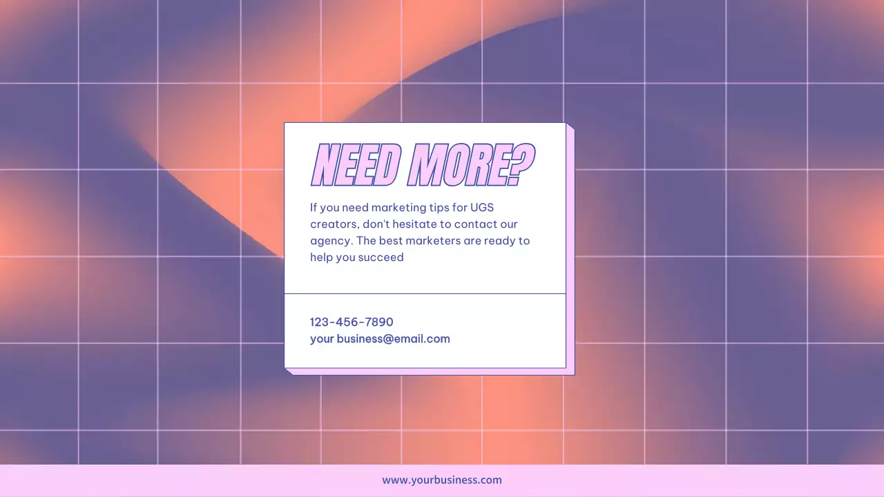 Orange Modern Ugc Guide Presentation