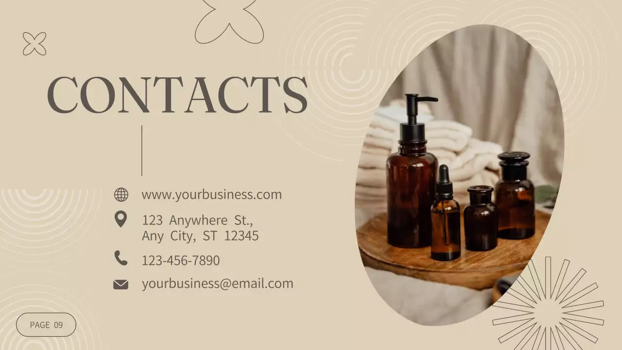 Beige Minimalist Cosmetics Promotion Presentation