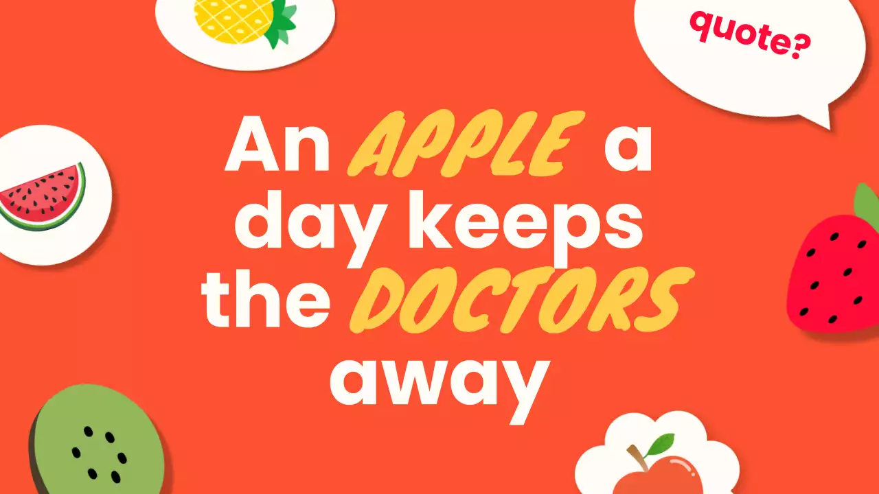 Colorful Trendy Fruit Guide Presentation