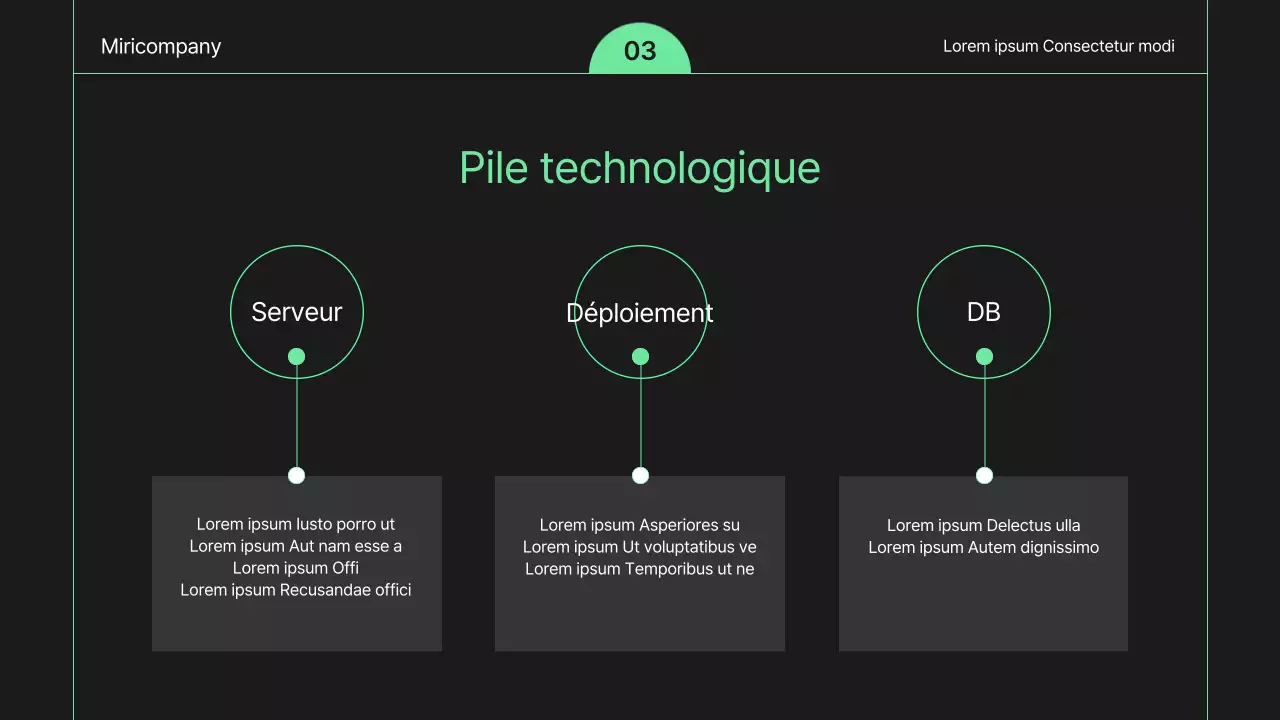 Un simple briefing de développement web en noir et blanc