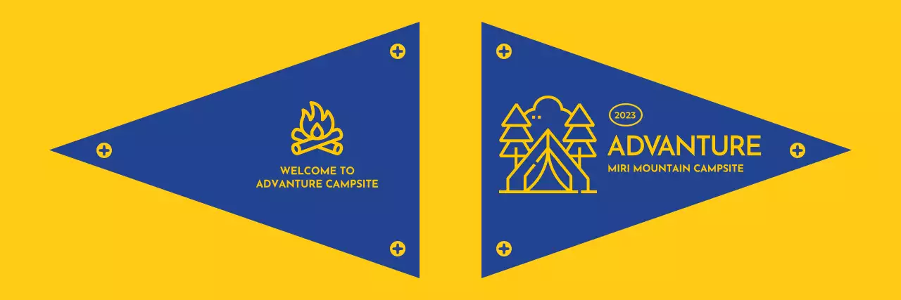 Designing campgrounds with illustrated icons
