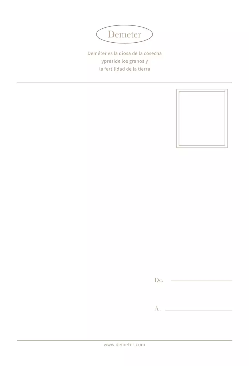 Postal con fondo fotográfico sencillo