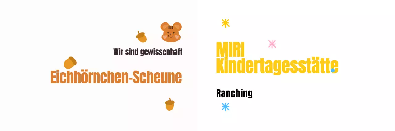 Entwurf für ein gemütliches Kinderzimmerkonzept mit Tierillustrationen