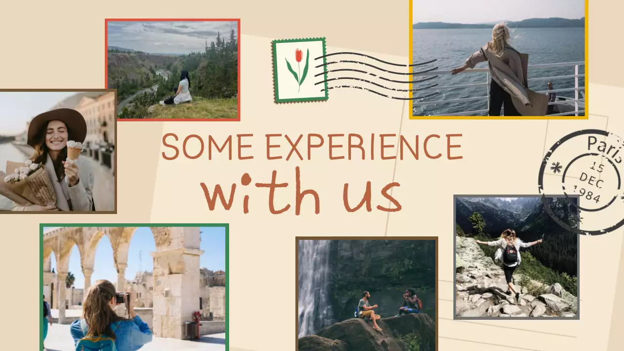 Beige Vintage Travel Advertisement Presentation