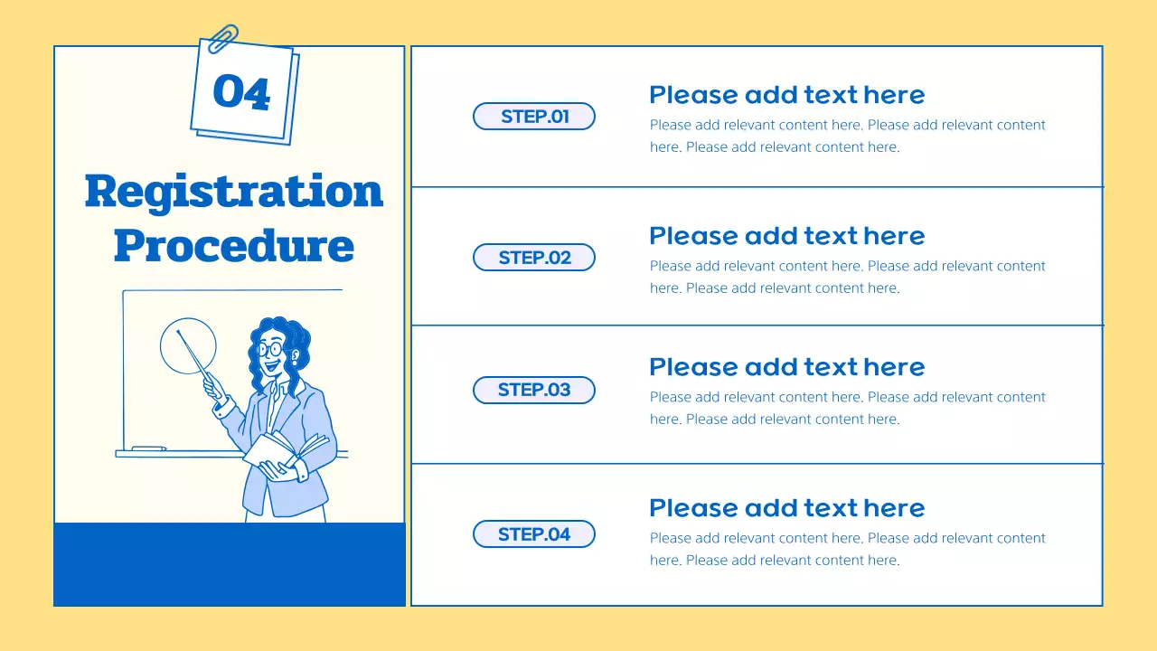 Blue Minimal Education Guide Presentation