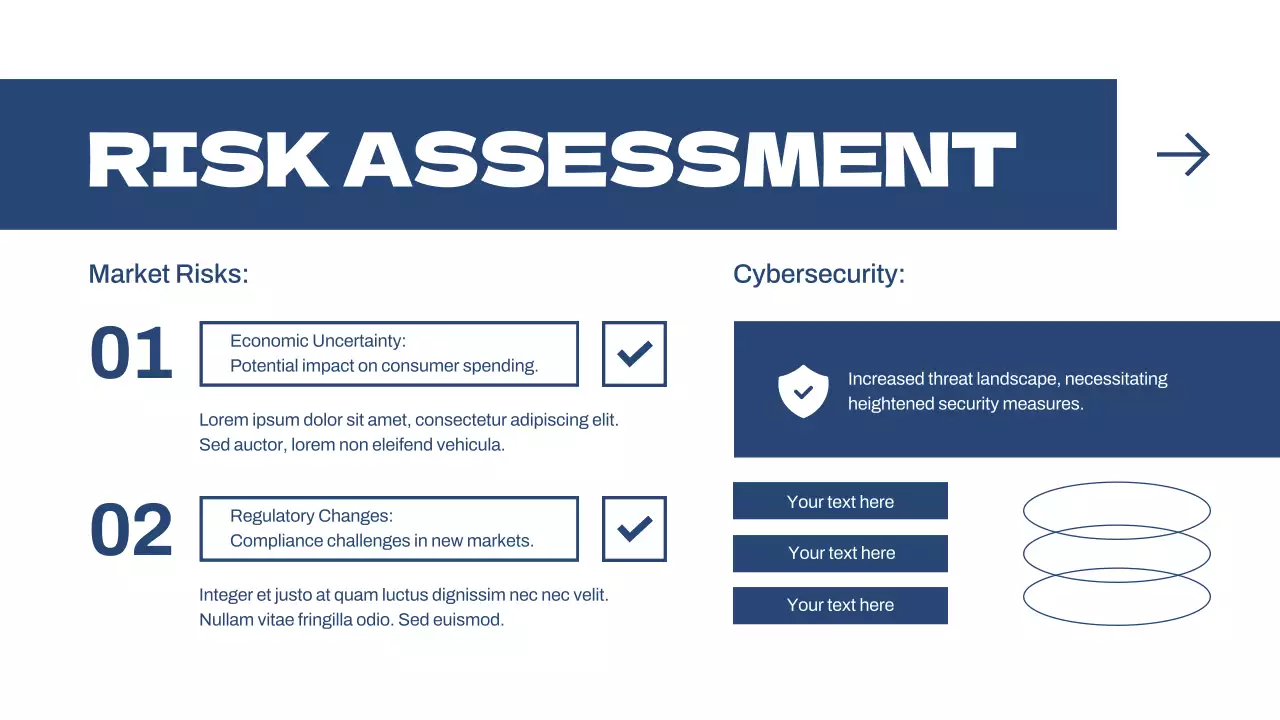 Blue Professional Business Report Presentation