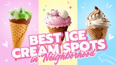 Pink Trendy Ice Cream Guide YouTube Thumbnail