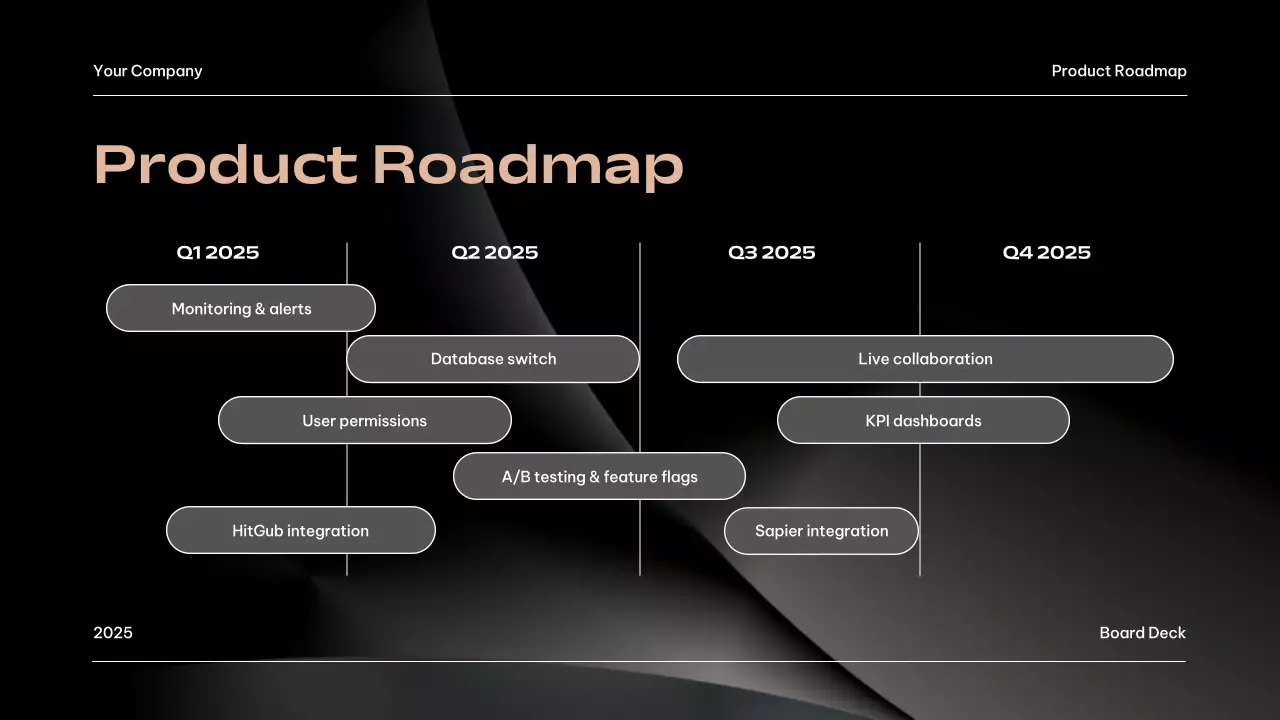 Black Modern Business Document Presentation