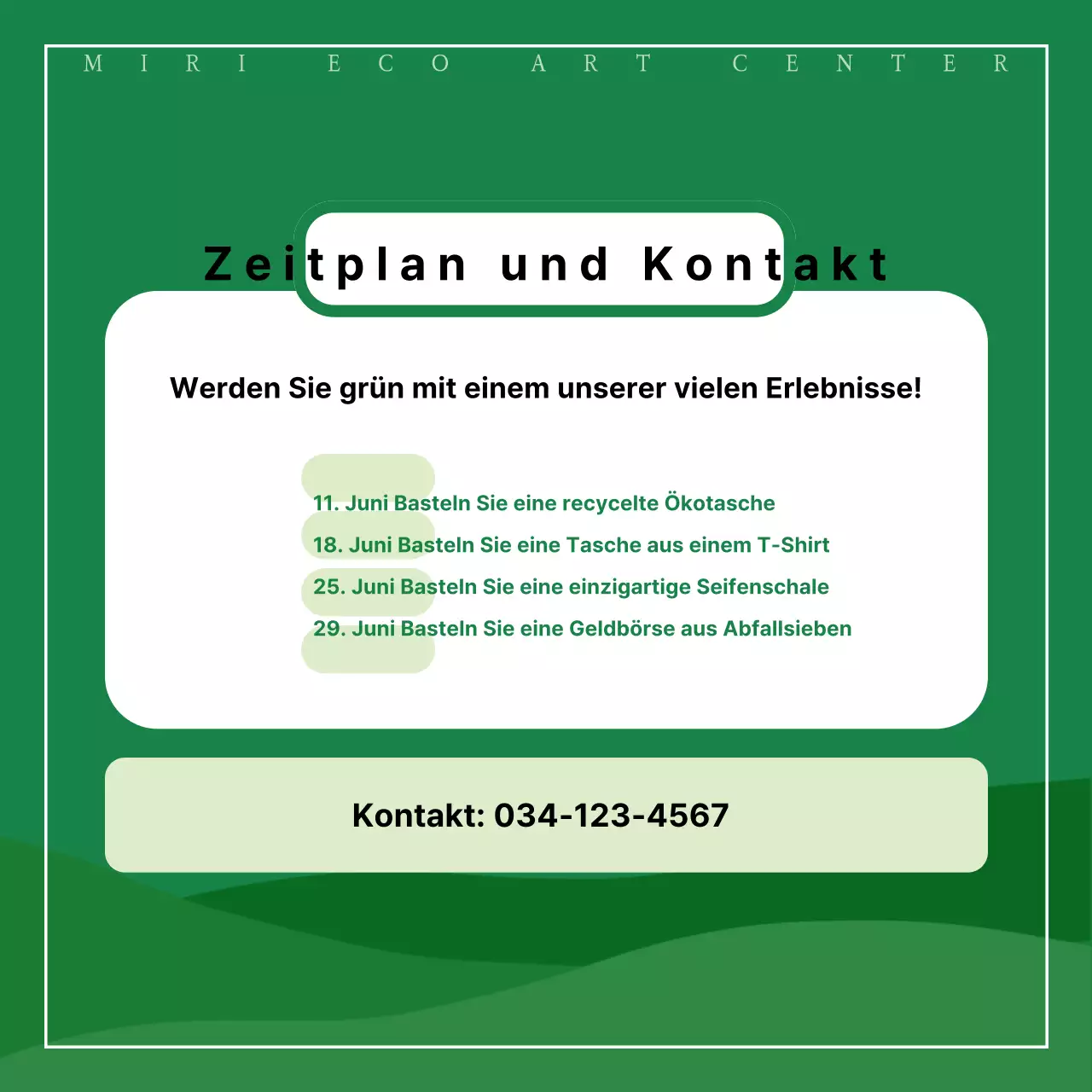 Förderung von grünen, minimalistischen Upcycling-Erfahrungen