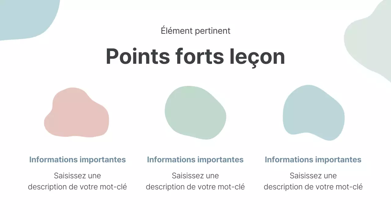 Matériel didactique gris et simple pour les enseignants
