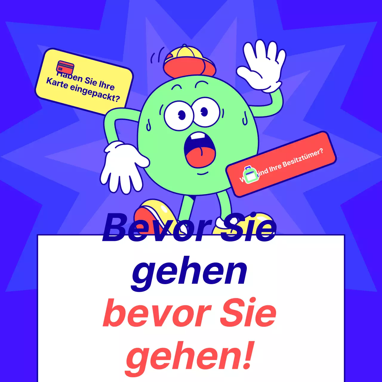 Kitschige lilafarbene und fluoreszierende Fundanzeigen für unbeaufsichtigte Geschäfte