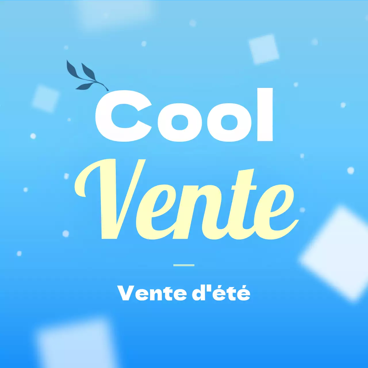 Faites la promotion de vos événements estivaux en bleu
