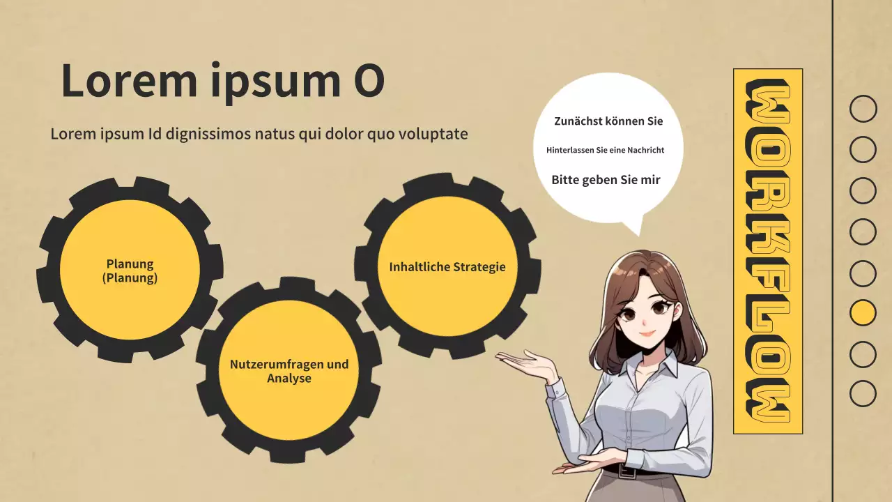 Grünes und gelbes Portfolio für moderne Designer