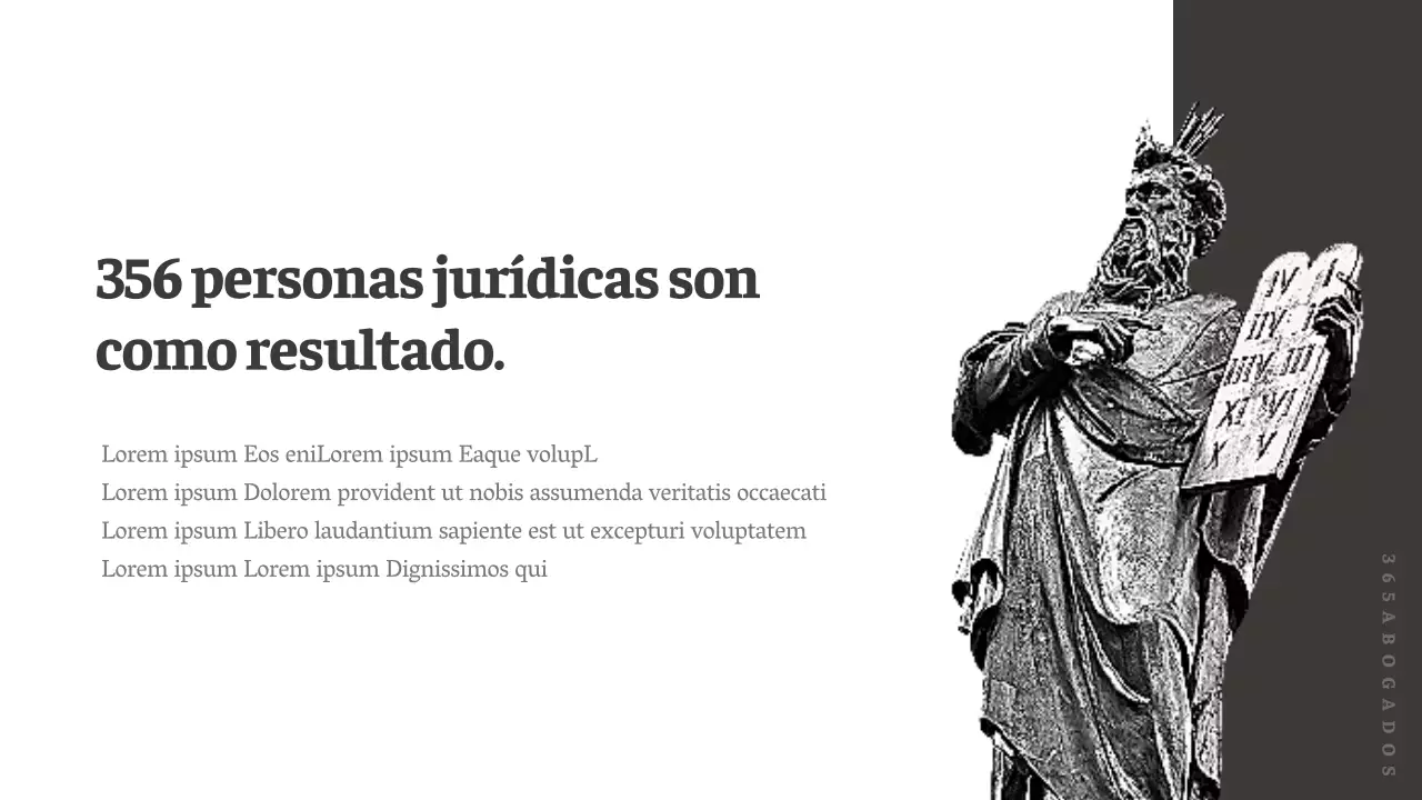 Perfil de empresa de un bufete de abogados