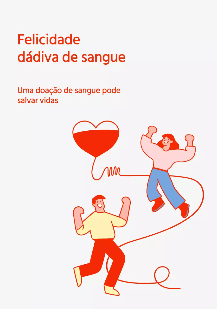 Conceito de ilustração de doação de sangue em vermelho e cinzento