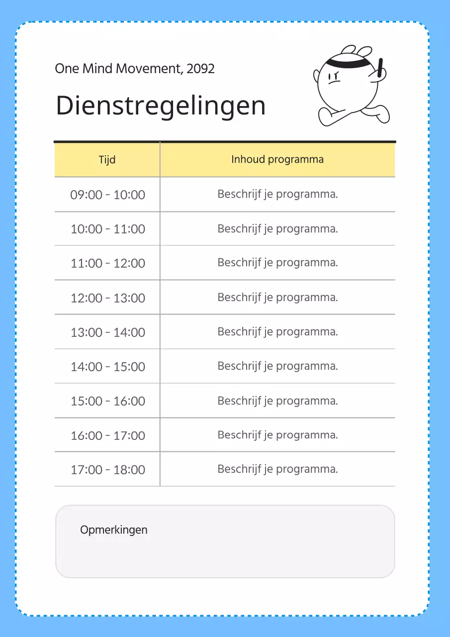 Een gids voor de geel-blauwe sportdag