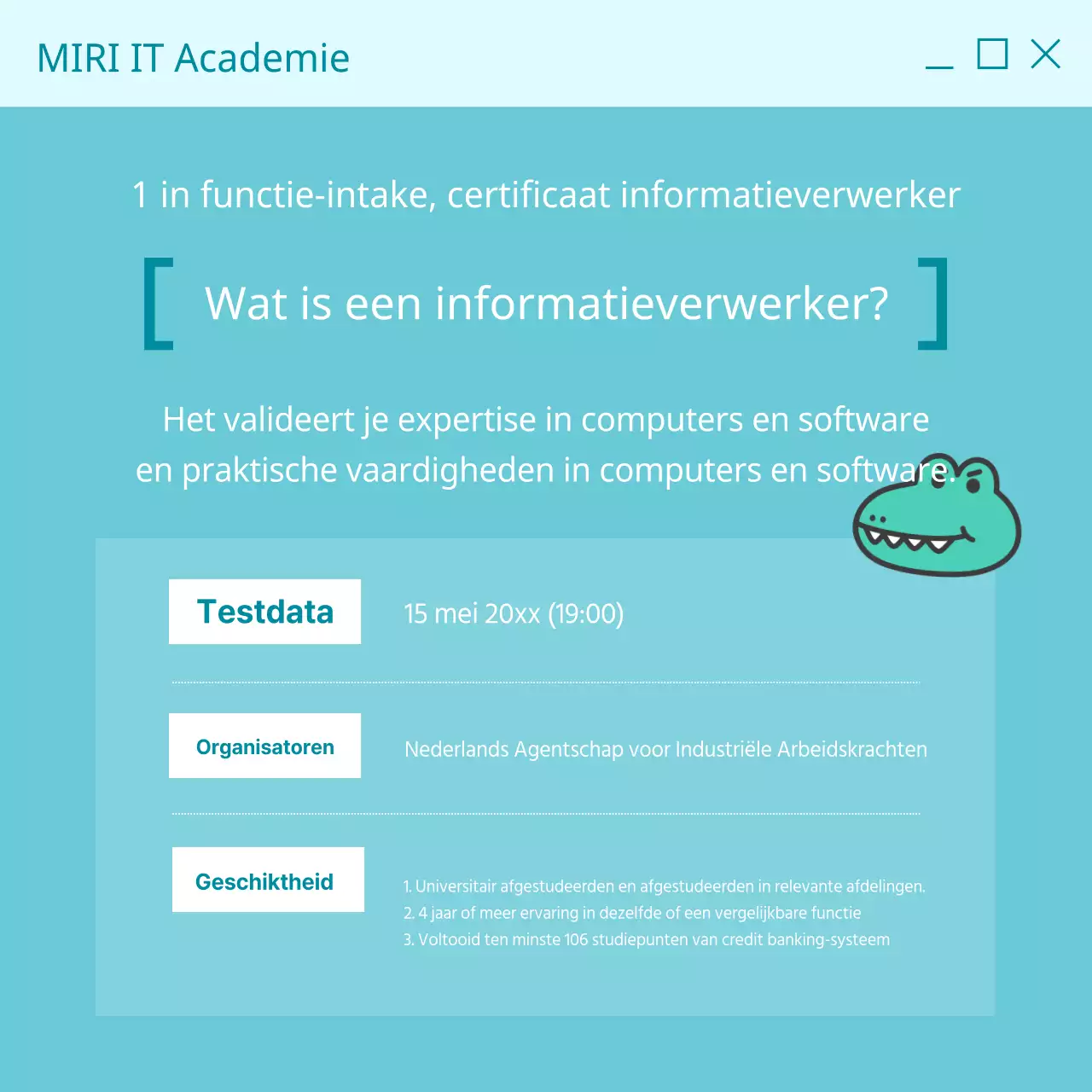 Promoot trendy certificeringscursussen met een lichtblauwe achtergrond