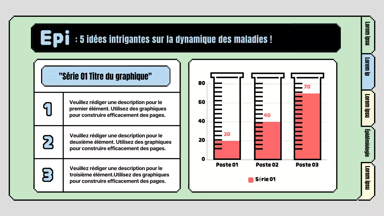Mignon plan de cours de sciences primaires en bleu clair et vert clair