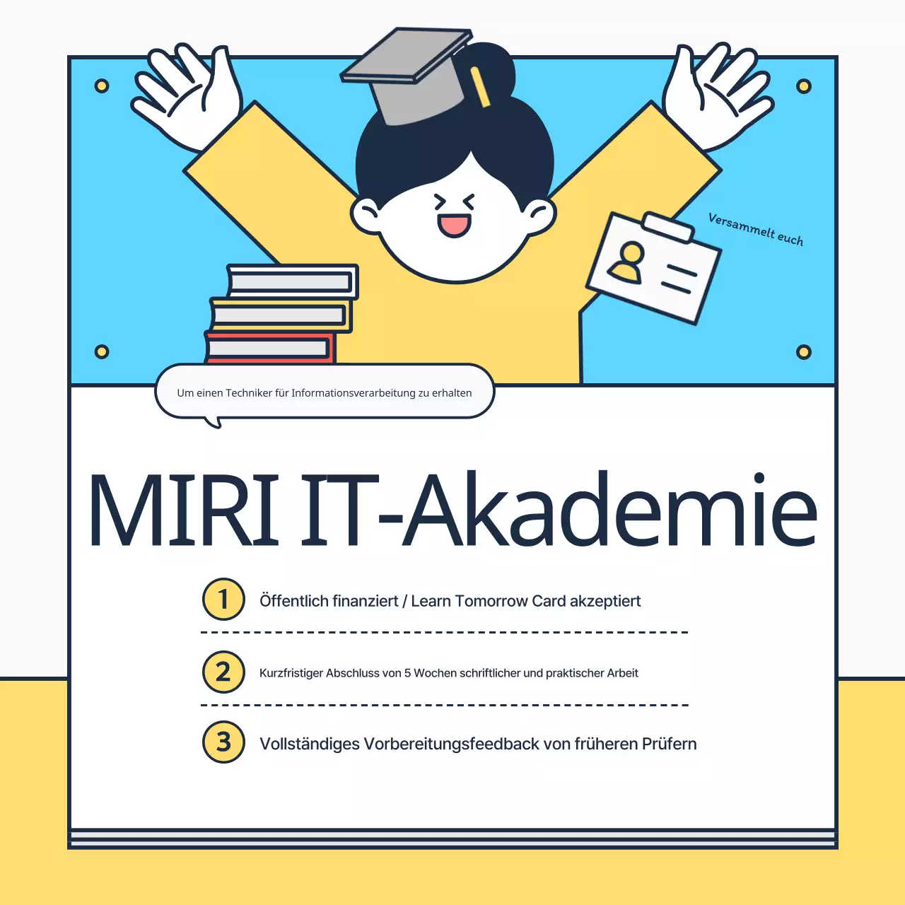 Über die gelbe und hellblaue Zertifizierung