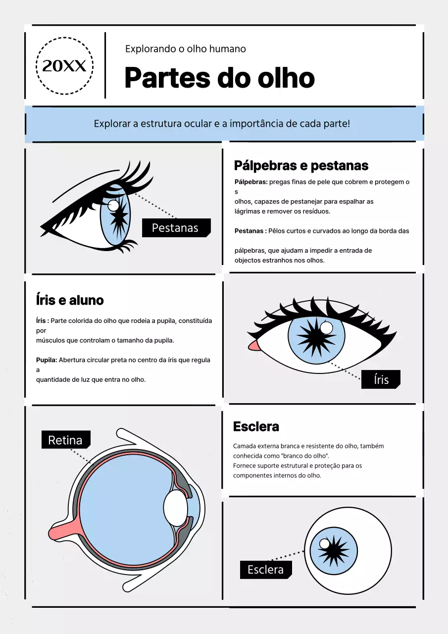 Promover a ciência moderna em azul claro e cinzento