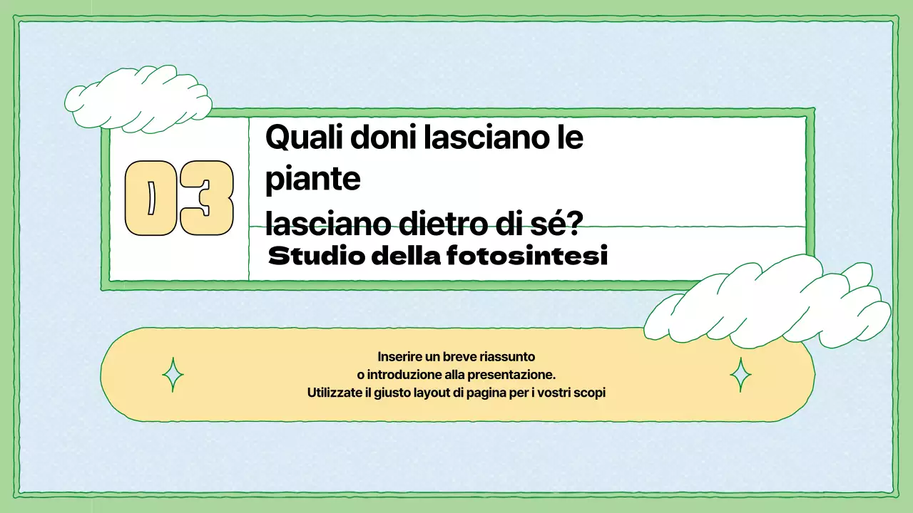 Risorse didattiche sulla fotosintesi in chartreuse e azzurro
