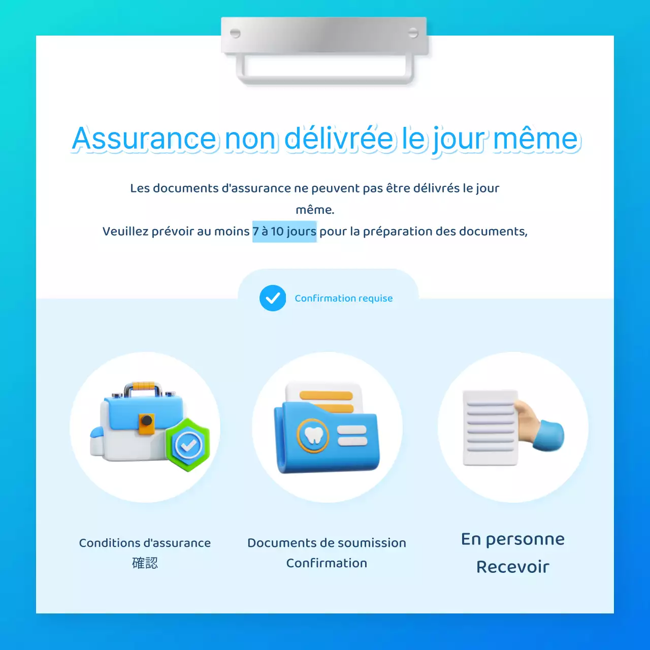 Promouvoir votre cabinet dentaire bleu clair