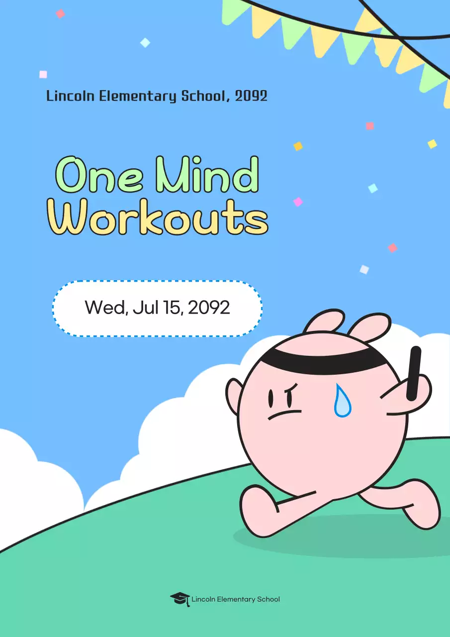 Sự kiện tập luyện đơn giản màu xanh