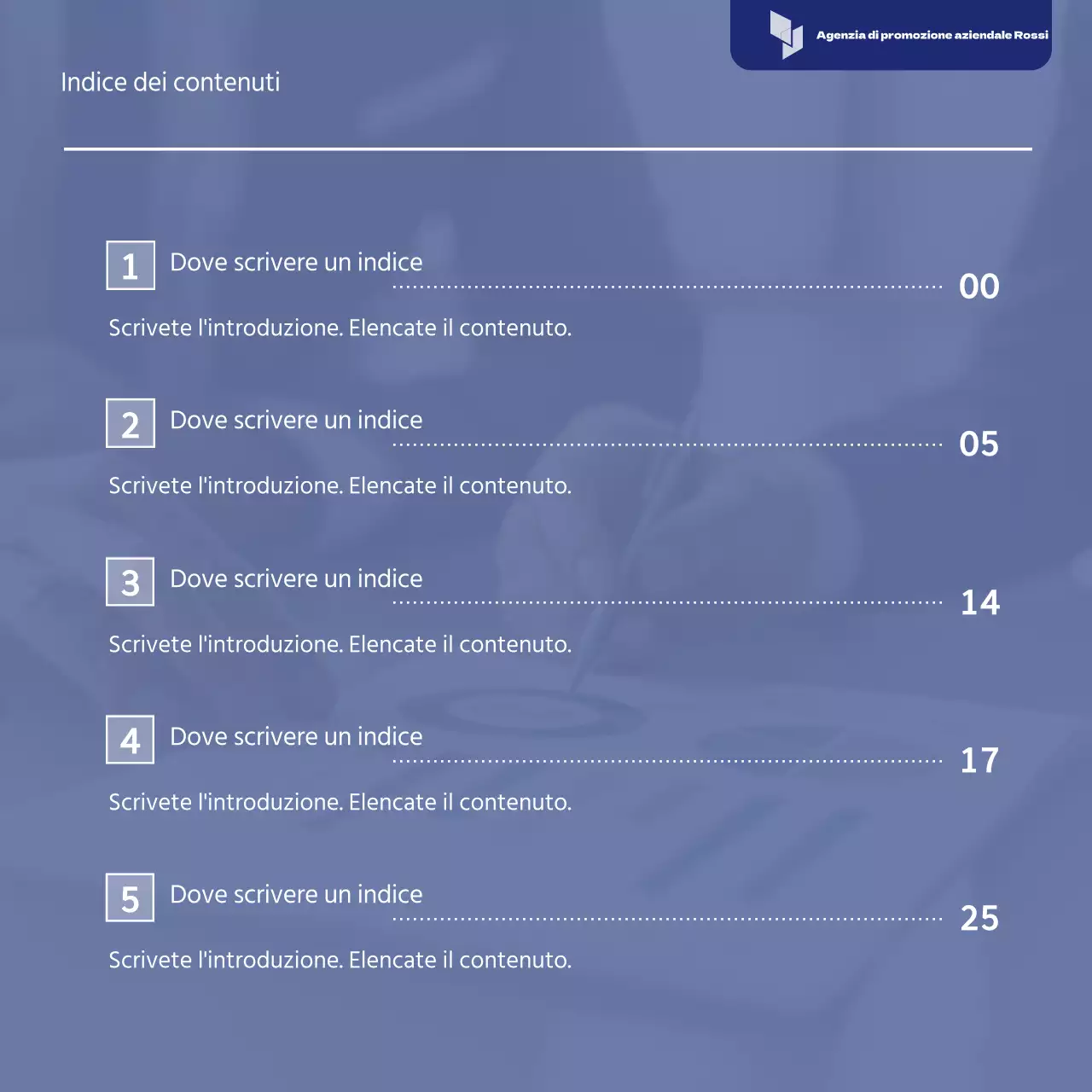 Rapporto sulla strategia di risposta al rischio semplice di Blue