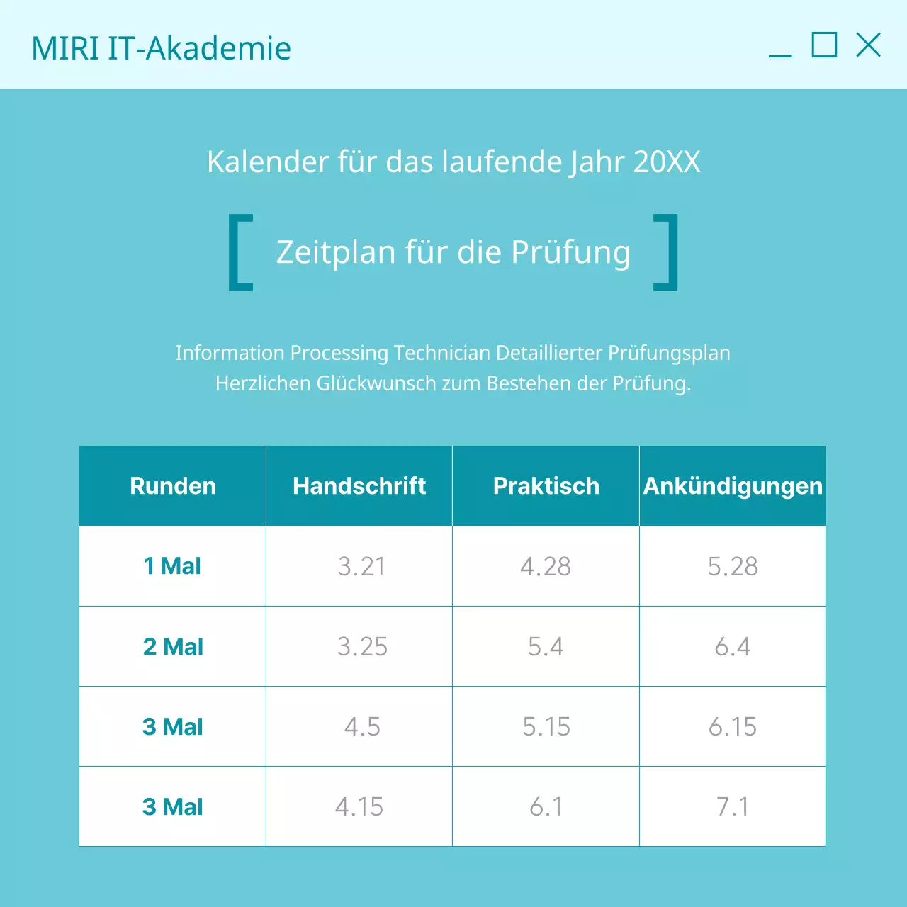 Werbung für trendige Zertifizierungskurse mit hellblauem Hintergrund