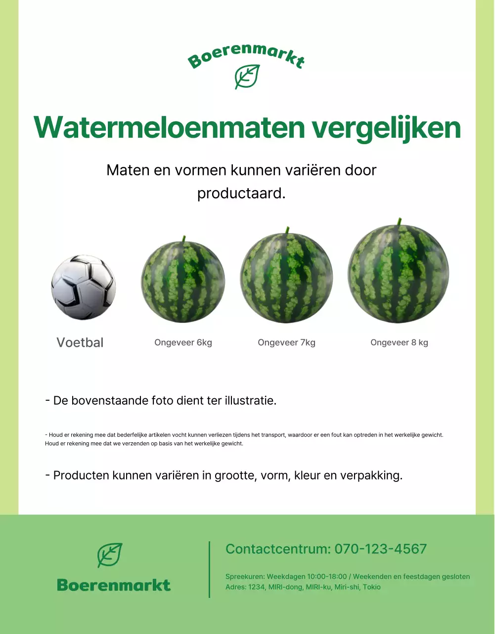 Promoot eenvoudig vers fruit in groene en chartreuse kleuren